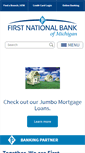 Mobile Screenshot of fnbmichigan.com